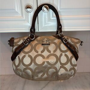 COACH Madison Op Art Sophia Satchel #17693
